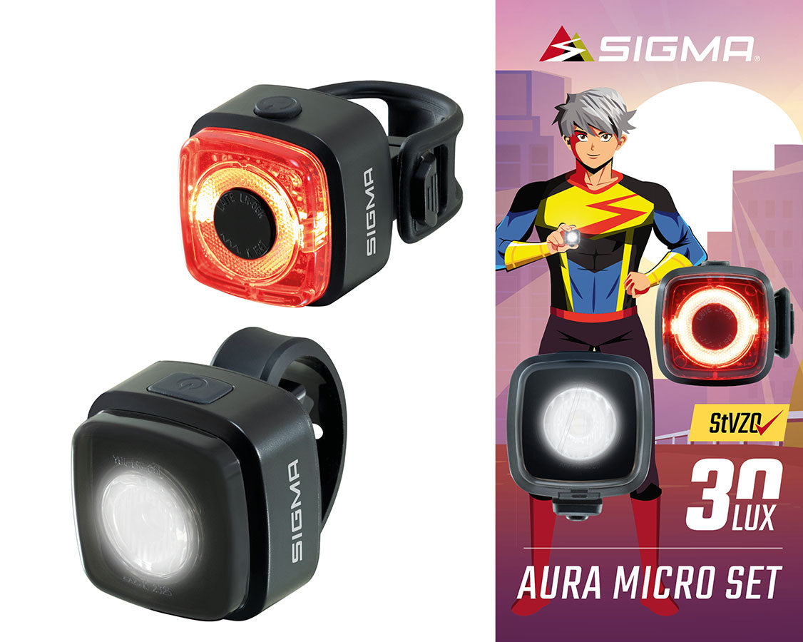 Lichtanlage Sigma Aura Micro - Set StVZO