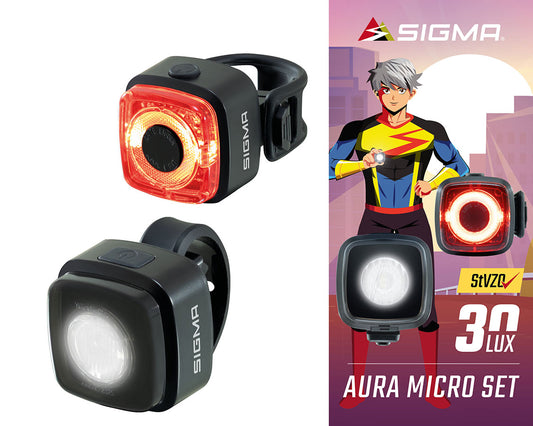 Lichtanlage Sigma Aura Micro - Set StVZO