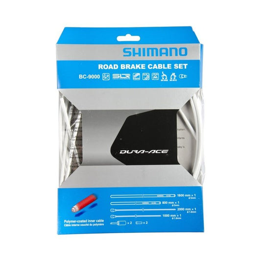 Shimano Bremszug Set Dura Ace BC-9000 Polymer beschichtet weiß