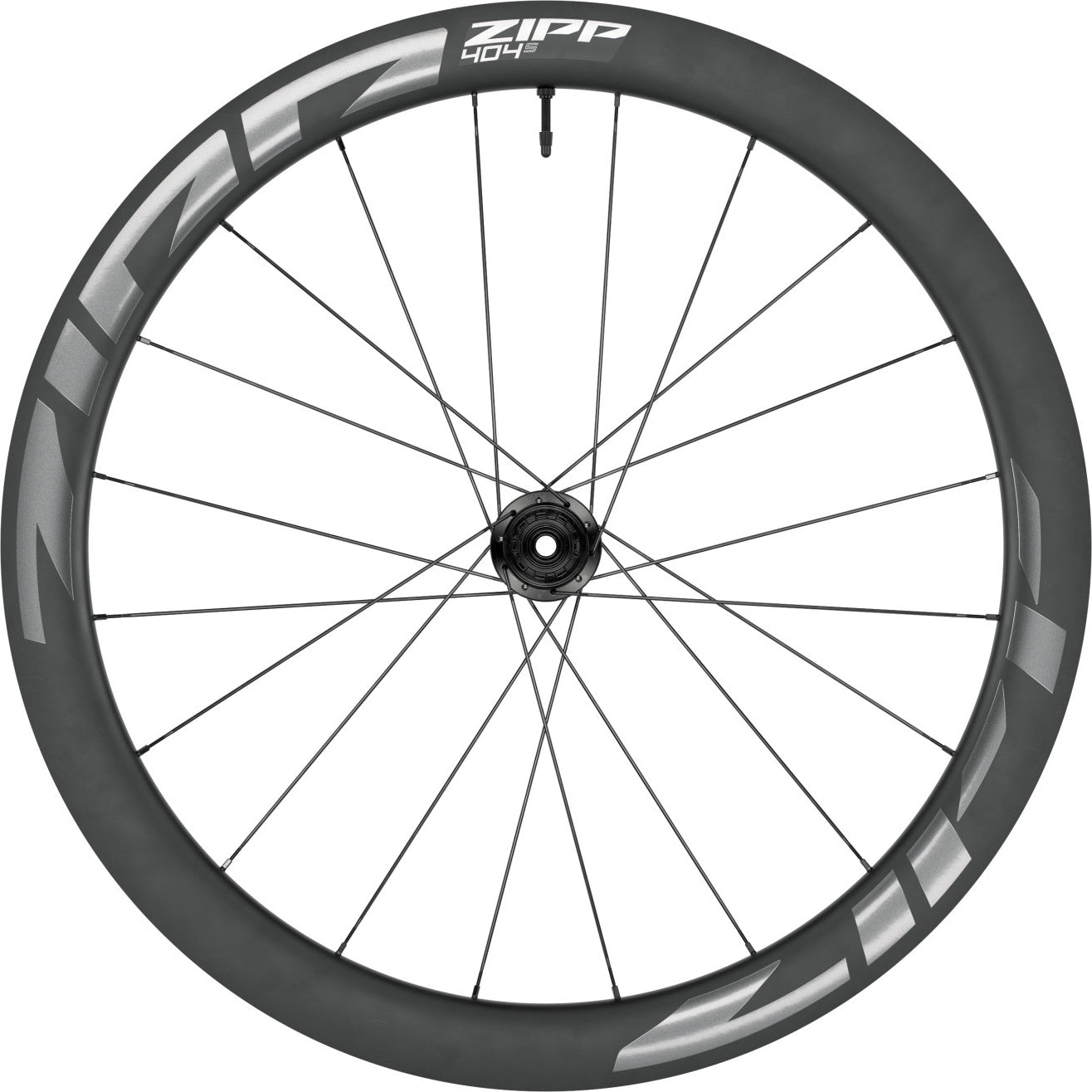 Zipp 404 S hinten / dunkelgrau / Zipp 176 / SRAM XDR
